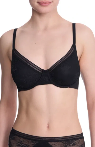 Natori Love Lace Underwire Bra In Black