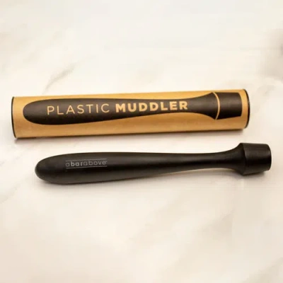 A Bar Above Plastic Cocktail Muddler In Black