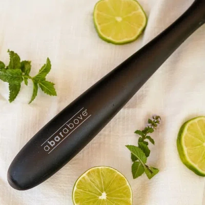 A Bar Above Plastic Cocktail Muddler In Black