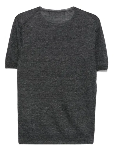 Sapio Linen Top In Blue