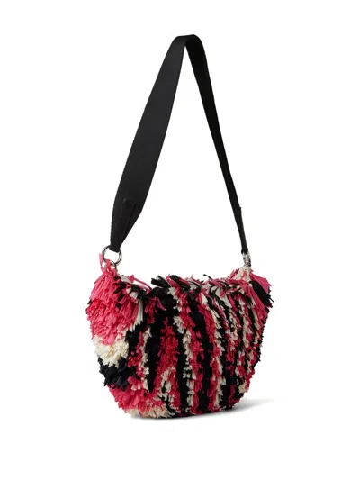Collina Strada Zipped Moon Bag In Pink