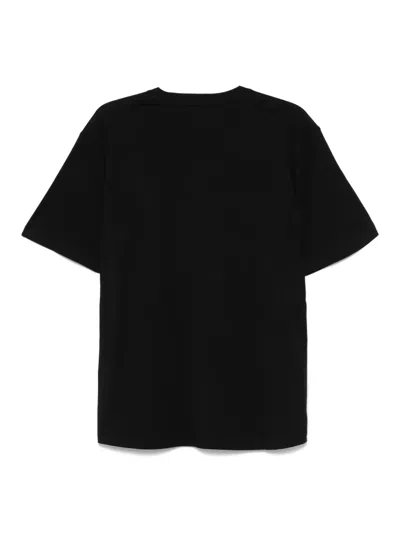 Just Cavalli Stud-embellished Logo T-shirt In Black