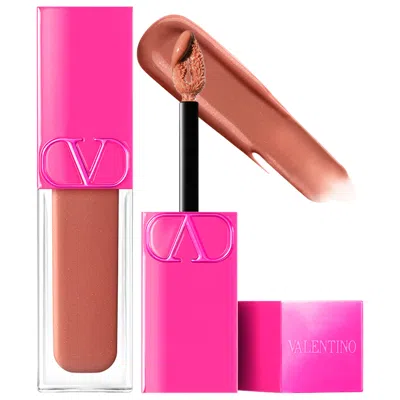 Valentino Puffer Gloss With Plumping Effect In 122a Warm Up