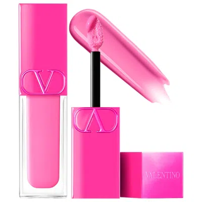 Valentino Puffer Gloss With Plumping Effect In 302r Extra Pink