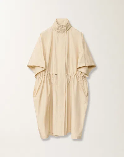 Fabiana Filippi Technical Taffeta Hood In White