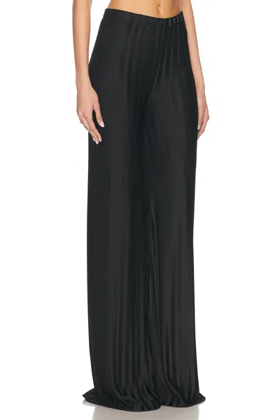 Tom Ford Herringbone Flare Pant In Black