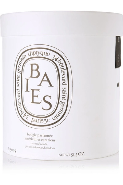 Shop Diptyque Baies Scented Candle, 1500g In Black