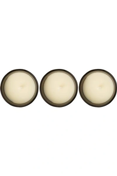 Shop Cire Trudon Odeurs Royales Set Of Three Scented Candles, 3 X 100g In Colorless