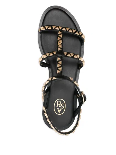Ash Polinesia Sandals In Black