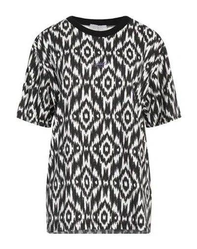 Gaelle Paris Gaëlle Paris Woman T-shirt Black Size 2 Cotton In Black