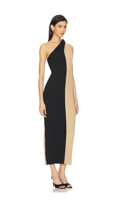 By Malene Birger Noto Maxi Dress In Bicolor Block In Bicolor Block
