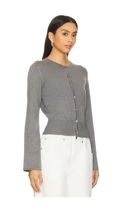 Sndys August Button Down Top In Grey