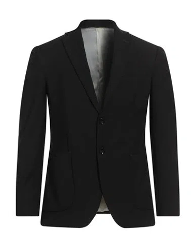 Liu •jo Man Man Blazer Black Size 36 Polyester, Viscose, Elastane In Black