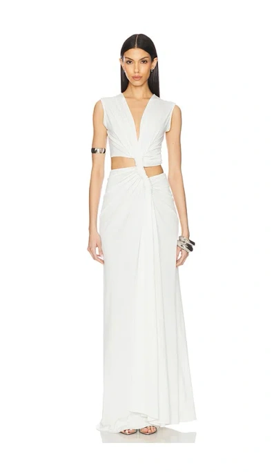 Sid Neigum Triple Loop Dress In Ivory