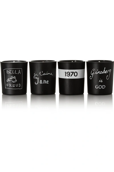 Shop Bella Freud Parfum Mini Votive Set Of Four Candles, 4 X 70g In Colorless
