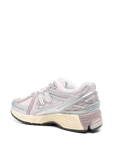 New Balance Pink Low Top Sneakers With Logo Patch On Side And Tongue And Perforated Panels In Tech Fabric Unisex In Multi