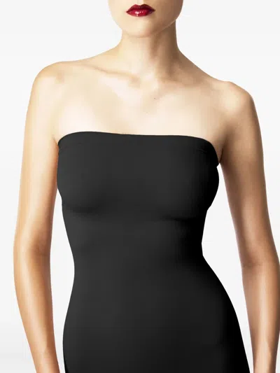 Wolford Fatal Cut Out Midi Dress In Black