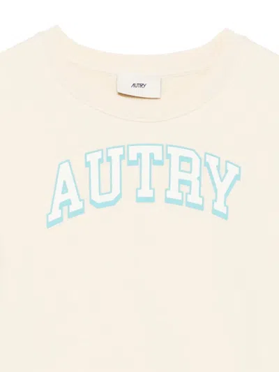 Autry Logo-print Sweatshirt In Neutrals