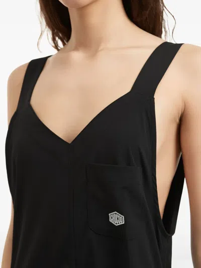 Chocoolate Drawstring Dress In Black