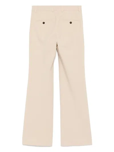 Incotex Straight Trousers In Neutrals