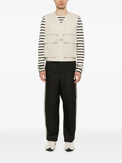 Lemaire Water-repellent Technical Vest In Neutral