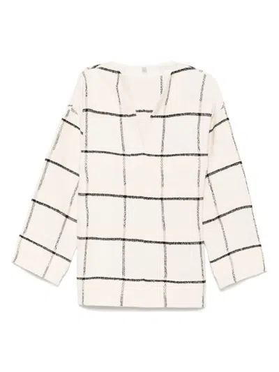 格纹长款上衣