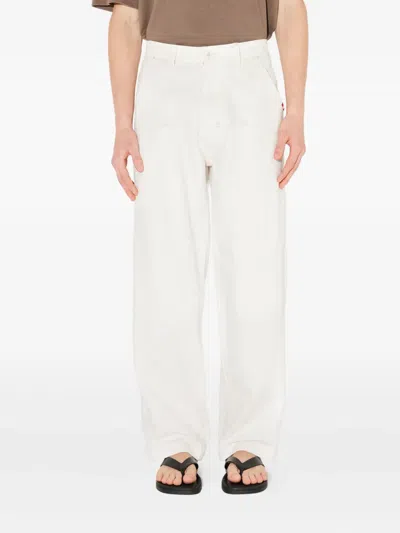 Amish Super Knee Jeans In White