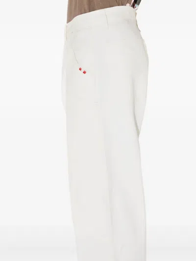 Amish Super Knee Jeans In White
