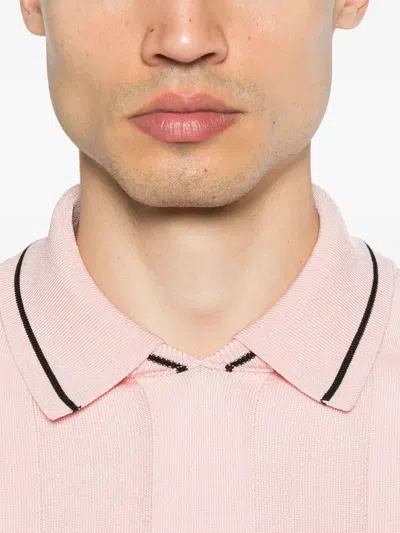 Jacquemus Le Polo Liga Football Polo In Light Pink