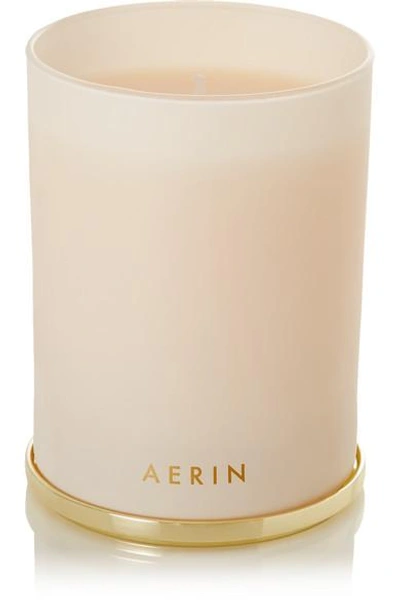 Shop Aerin Beauty Buckhorn Amber Scented Candle In Colorless