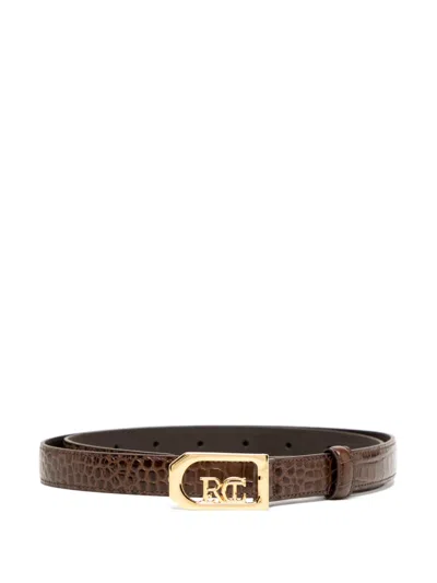 Recto Rc Logo Daddy Belt In Brown