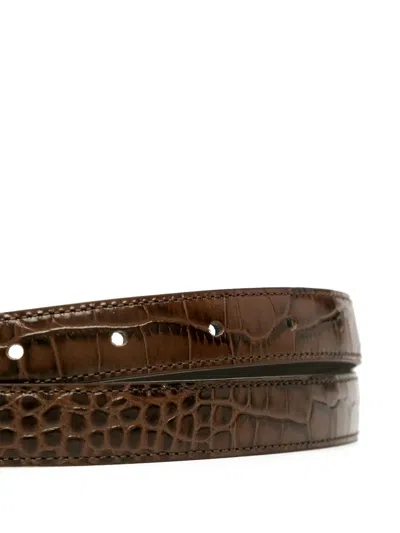 Recto Rc Logo Daddy Belt In Brown