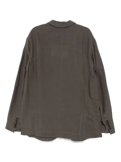 Ziggy Chen Gray Jackets In Grey