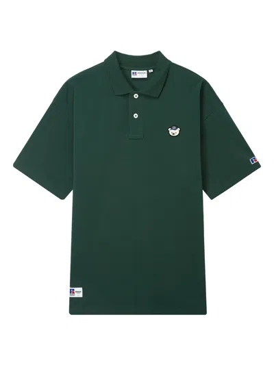 X RUSSELL ATHLETIC LOGO贴花POLO衫