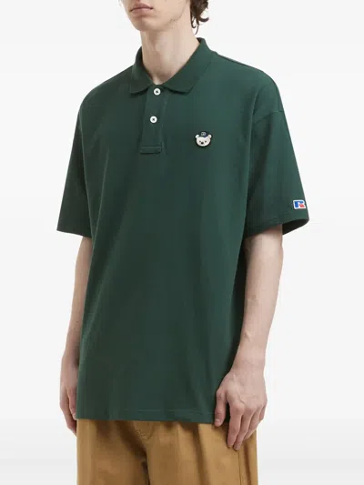 X RUSSELL ATHLETIC LOGO贴花POLO衫