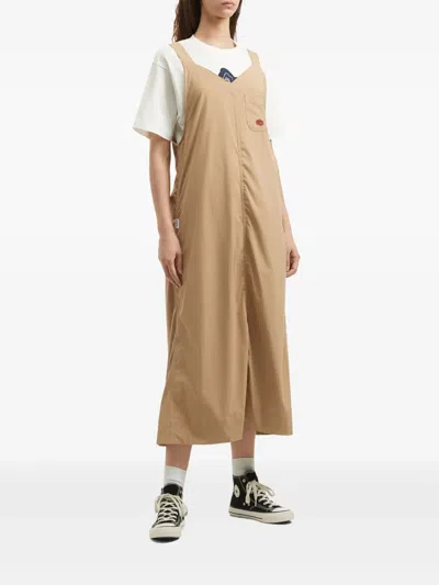 Chocoolate Drawstring Dress In Neutrals