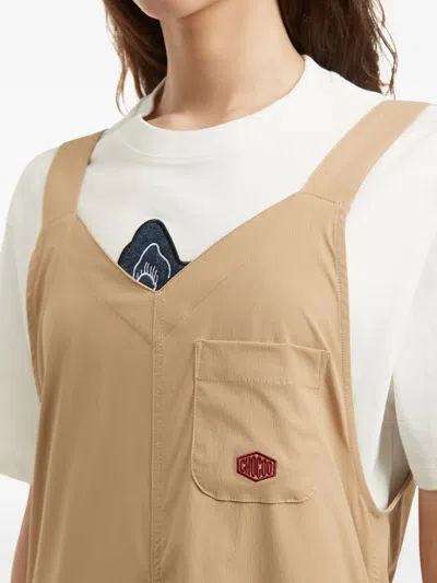 Chocoolate Drawstring Dress In Neutrals