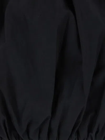 The Andamane 'whitely' Black Top With Balloon Design In Black