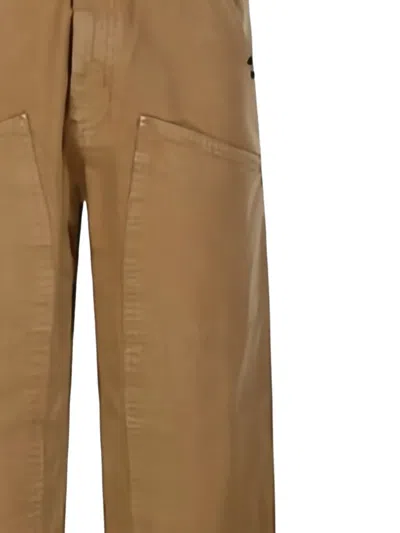 Amish Super Knee Jeans In Brown