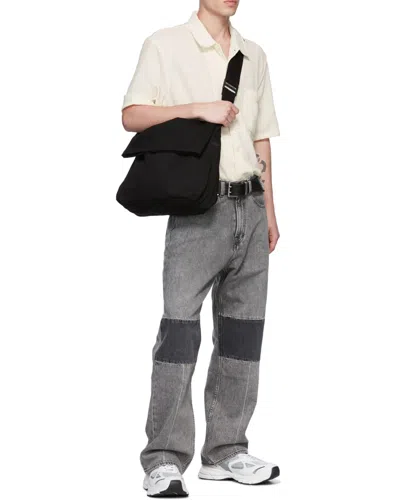 Our Legacy Rectangular Shoulder Bag For Everyday Use In Black