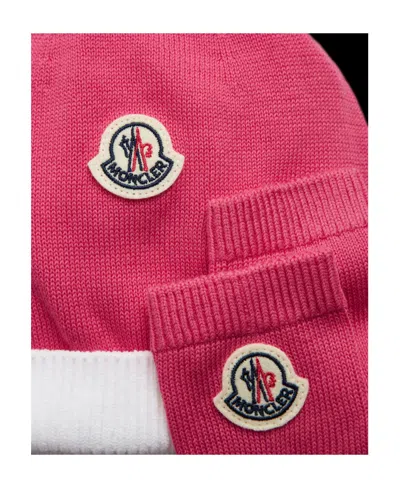 Moncler Cotton Set In Red