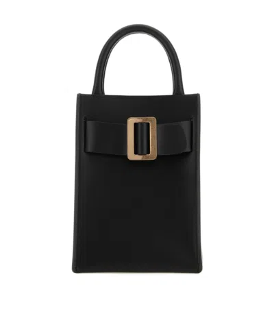 Boyy Bobby Tourist Leather Tote Crossbody Bag In Black