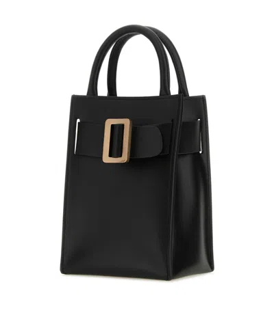 Boyy Bobby Tourist Leather Tote Crossbody Bag In Black