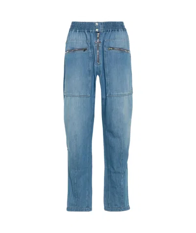 Isabel Marant Cotton Pants In Blue