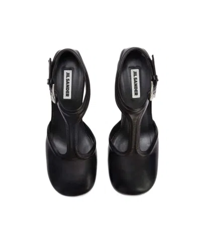 Jil Sander Sandals Woman In Black
