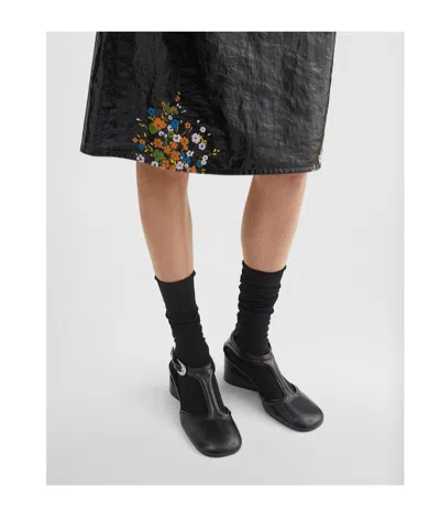 Jil Sander Sandals Woman In Black