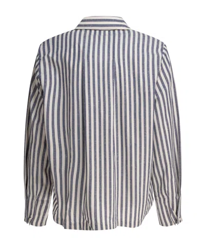 Ines De La Fressange Top Noa En Coton Bleu In Blue