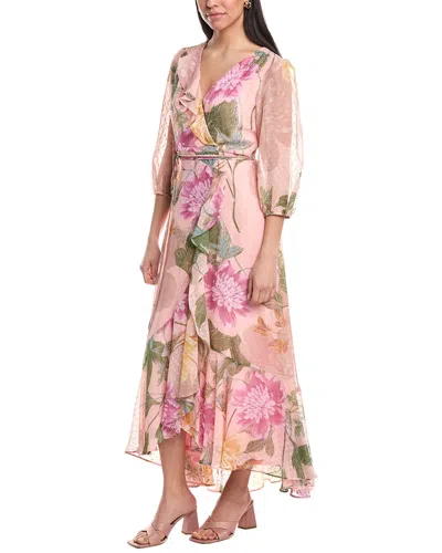 Maison Tara Maxi Dress In Pink