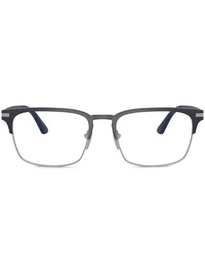 Prada Rectangle-shape Frames In Brown