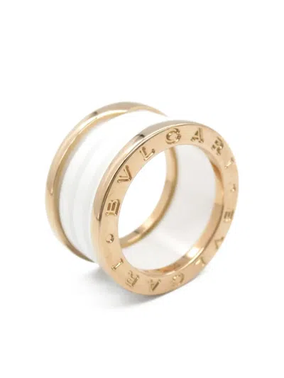 Pre-owned Bvlgari 2010s 18k Rose Gold B.zero1 Ring In 金色